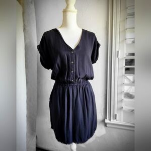 Splendid Kaya Black Crossover Back Dress Size Small Women